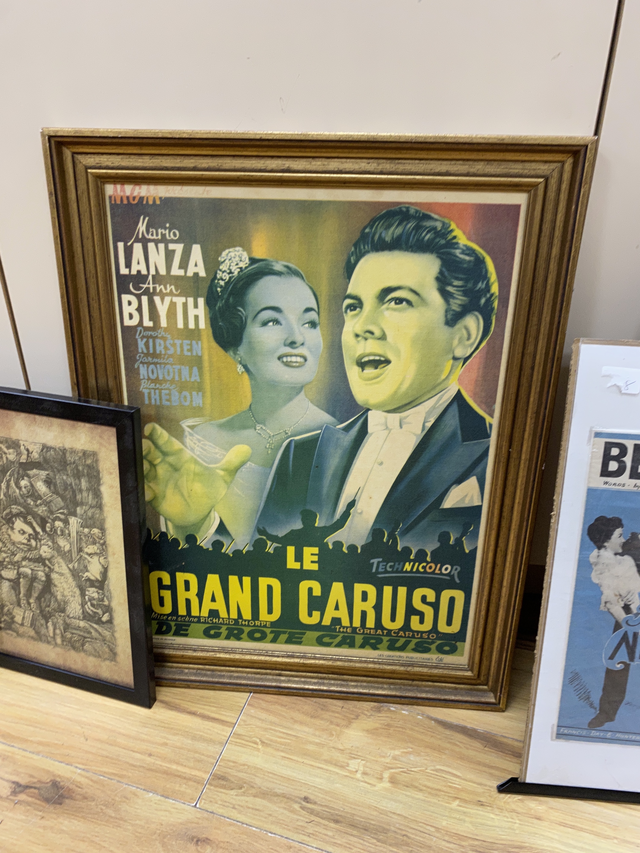 A quantity of prints and posters etc
